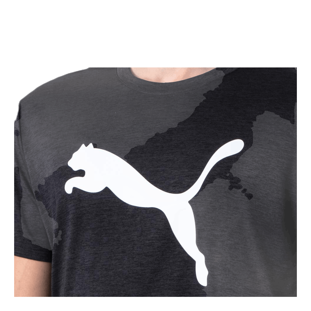 Heather Cat Tee Black