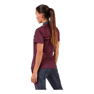 ftblNXT Graphic Shirt W Purple/Red