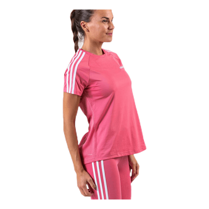 D2M 3S Tee Pink/White