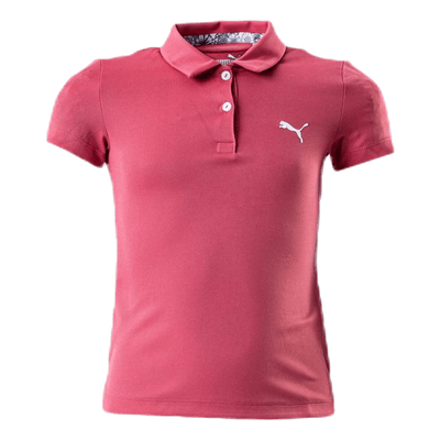 Girls Essential Polo Pink