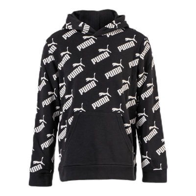 Amplified AOP Hoody TR B Black