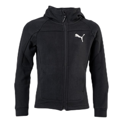 Evostripe Hooded Jacket B Black/Grey