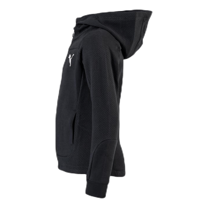 Evostripe Hooded Jacket B Black/Grey