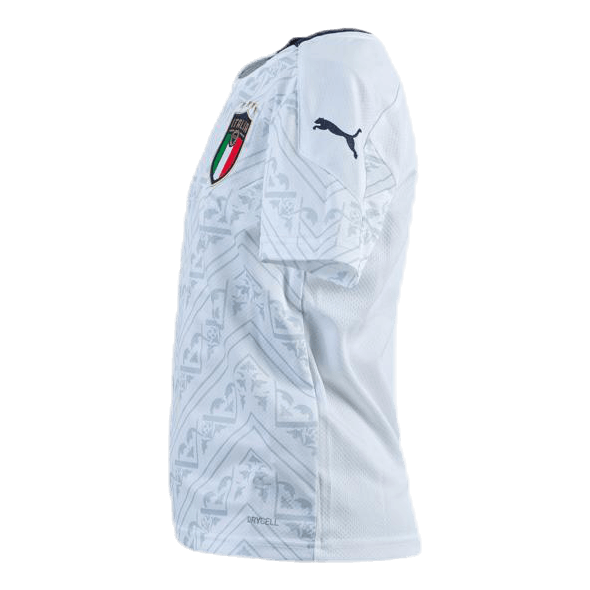 FIGC Away Shirt Replica Junior Blue/White