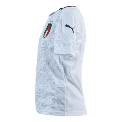 FIGC Away Shirt Replica Junior Blue/White