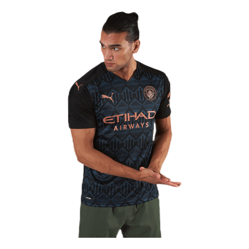 Manchester City FC Away Shirt Replica Blue/Black