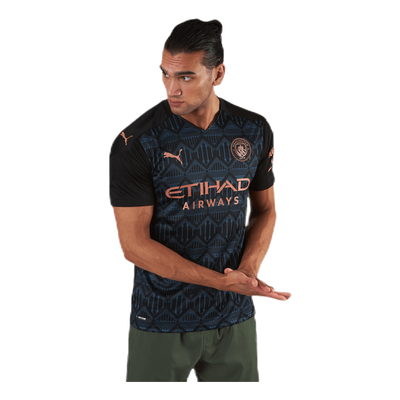 Manchester City FC Away Shirt Replica Blue/Black