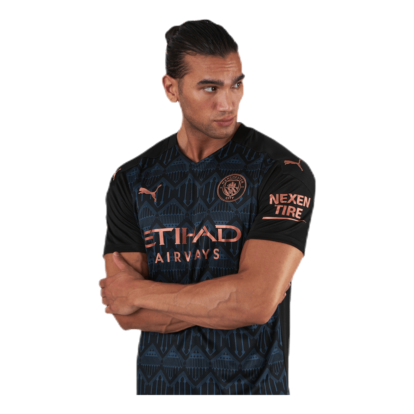 Manchester City FC Away Shirt Replica Blue/Black