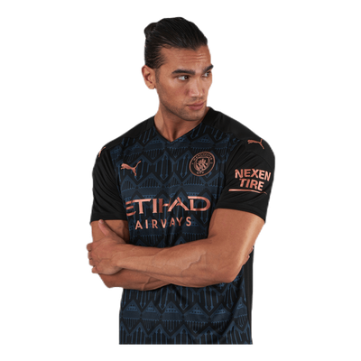 Manchester City FC Away Shirt Replica Blue/Black