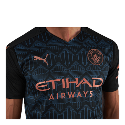 Manchester City FC Away Shirt Replica Blue/Black