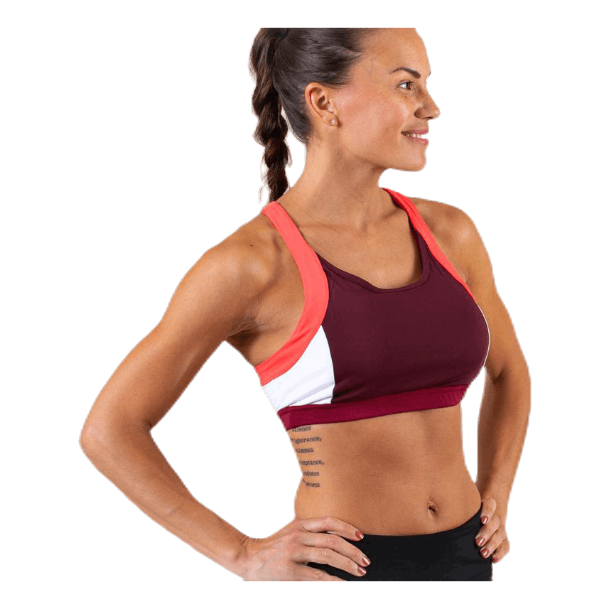 Color Block Bra 2 Pink/Red