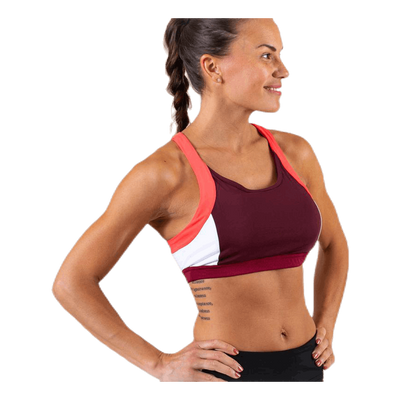 Color Block Bra 2 Pink/Red
