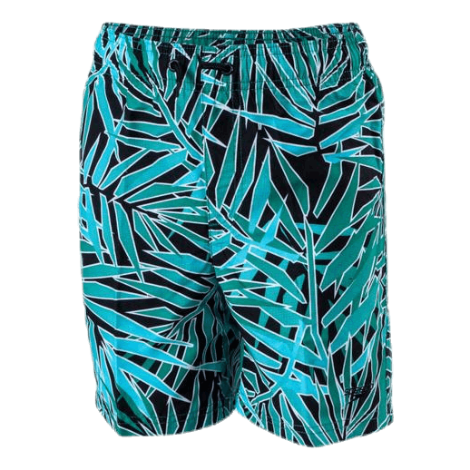 Printed Leisure 15" Turquoise/Black