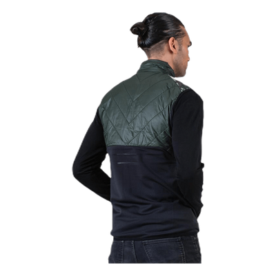 Brandon Chevron Gilet Green
