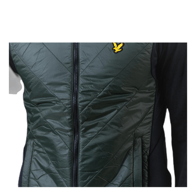 Brandon Chevron Gilet Green