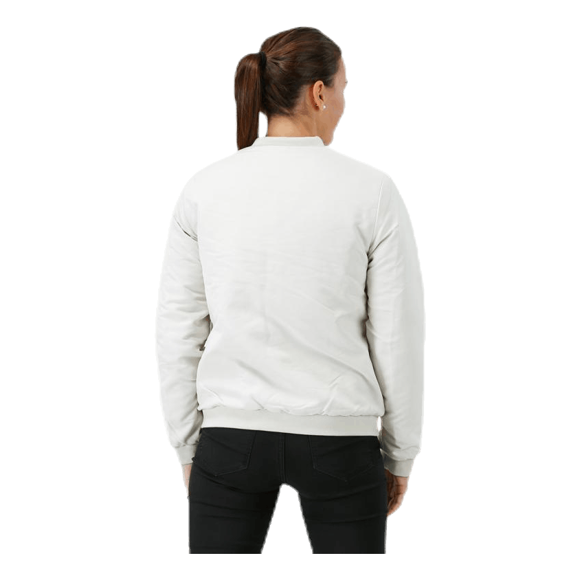 Hatty Reversible Bomber White