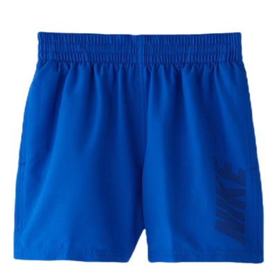 4" Volley Short Logo Solid Youth Blue