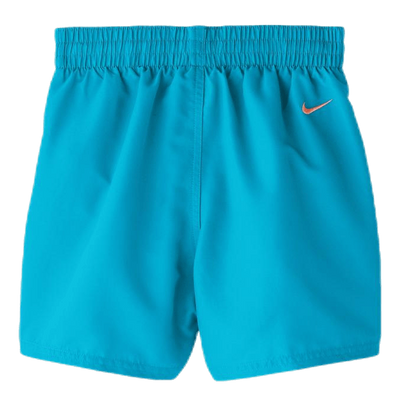 4" Volley Short Logo Solid Youth Blue/Orange