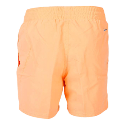 4" Volley Short Logo Solid Youth Orange