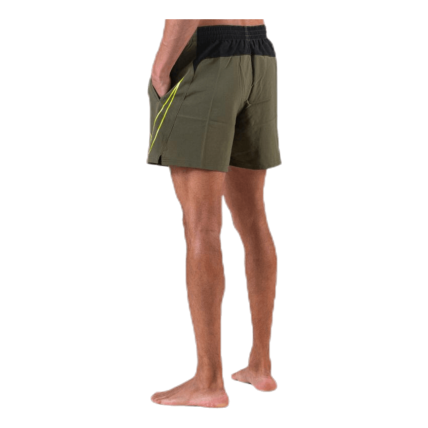 5" Volley Short Big Swoosh Green