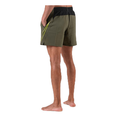 5" Volley Short Big Swoosh Green