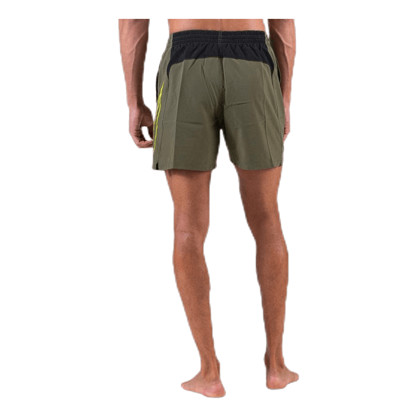 5" Volley Short Big Swoosh Green