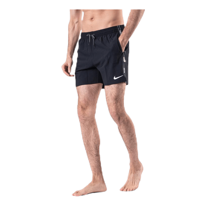 5" Volley Short Logo Black