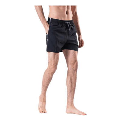 5" Volley Short Logo Black