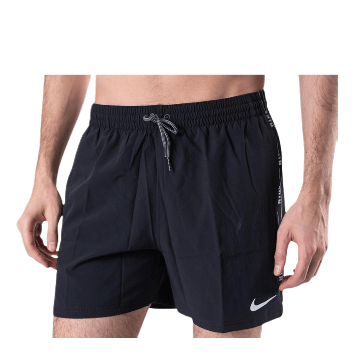 5" Volley Short Logo Black