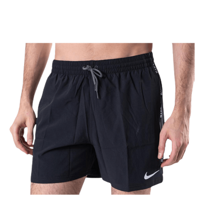 5" Volley Short Logo Black