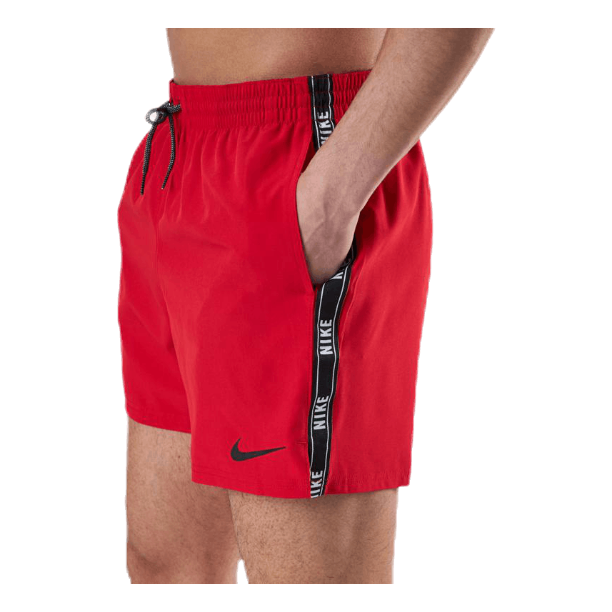 5" Volley Short Logo Red