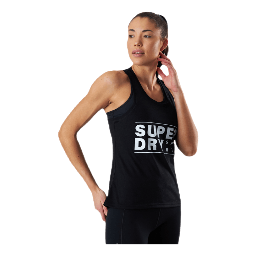 Core Sport Graphic Vest Black