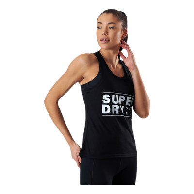 Core Sport Graphic Vest Black