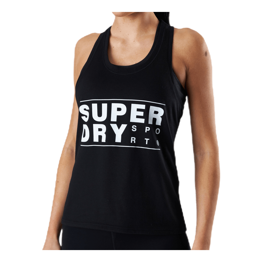 Core Sport Graphic Vest Black