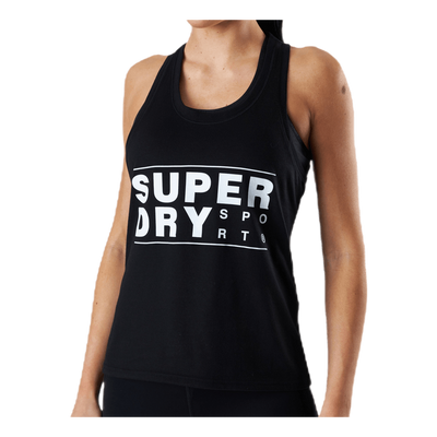 Core Sport Graphic Vest Black