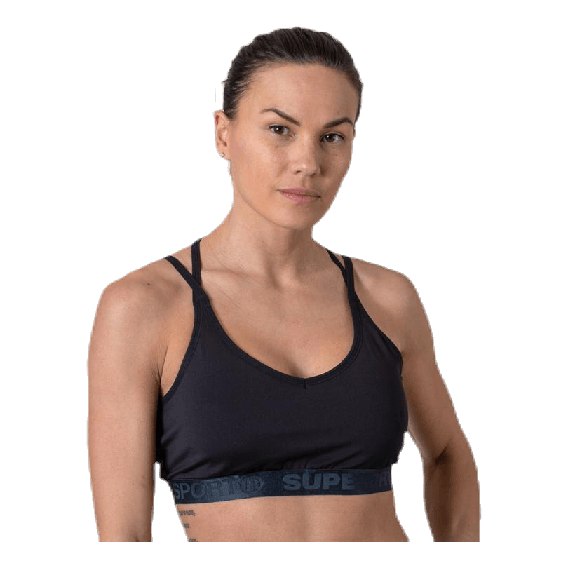 Studio Strappy Bra Black