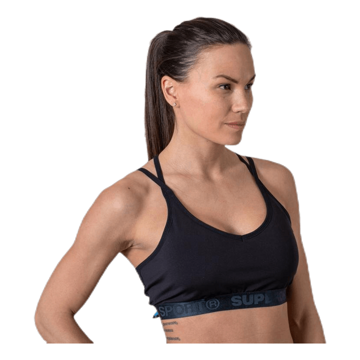 Studio Strappy Bra Black