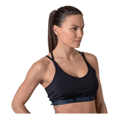 Studio Strappy Bra Black