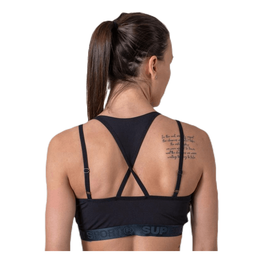 Studio Strappy Bra Black