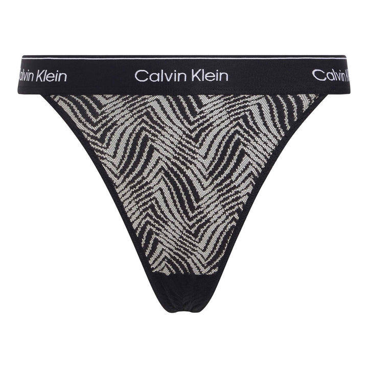 String Thong Black