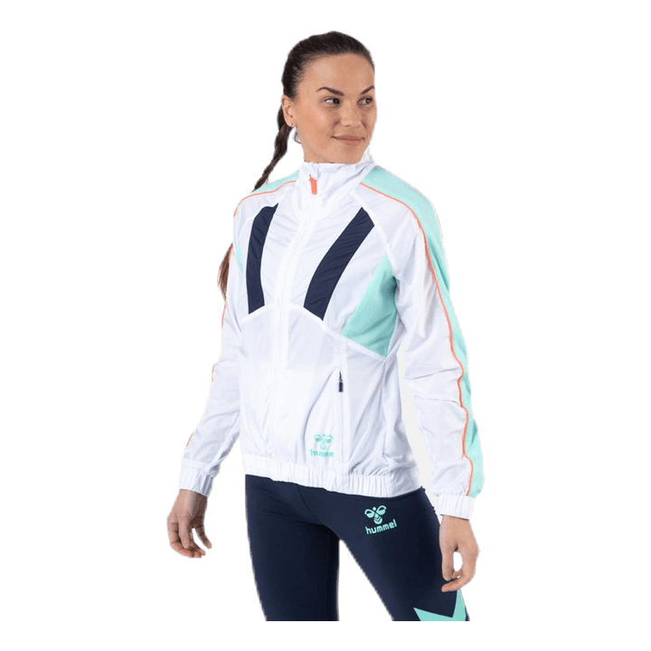 Trophy Zip Jacket White