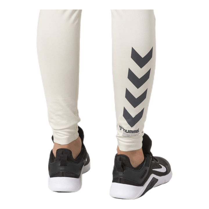 Lotus High Waist Tights White/Grey