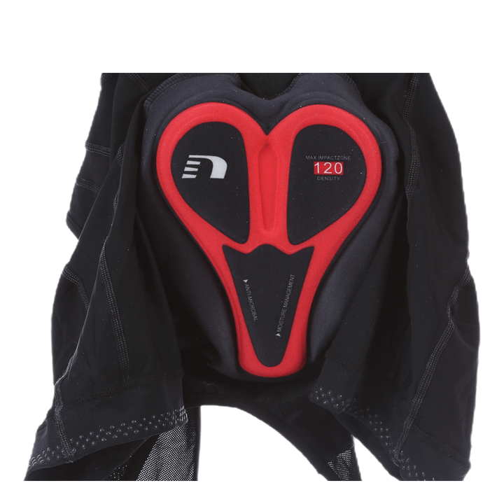W Bike 8 Panels Bib Shorts Black