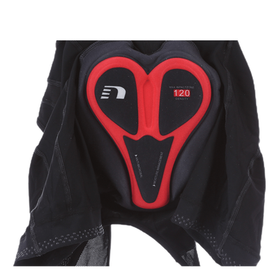 W Bike 8 Panels Bib Shorts Black