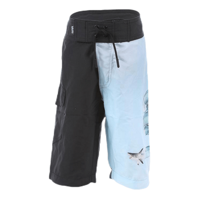Nalvaro Bathing Shorts Patterned/White