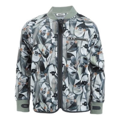 Ulas Softshell Jacket Patterned/Green