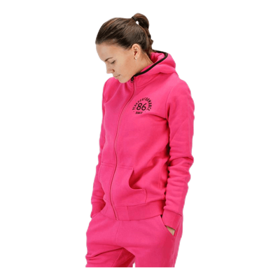 Comfy Zip Hood Pink