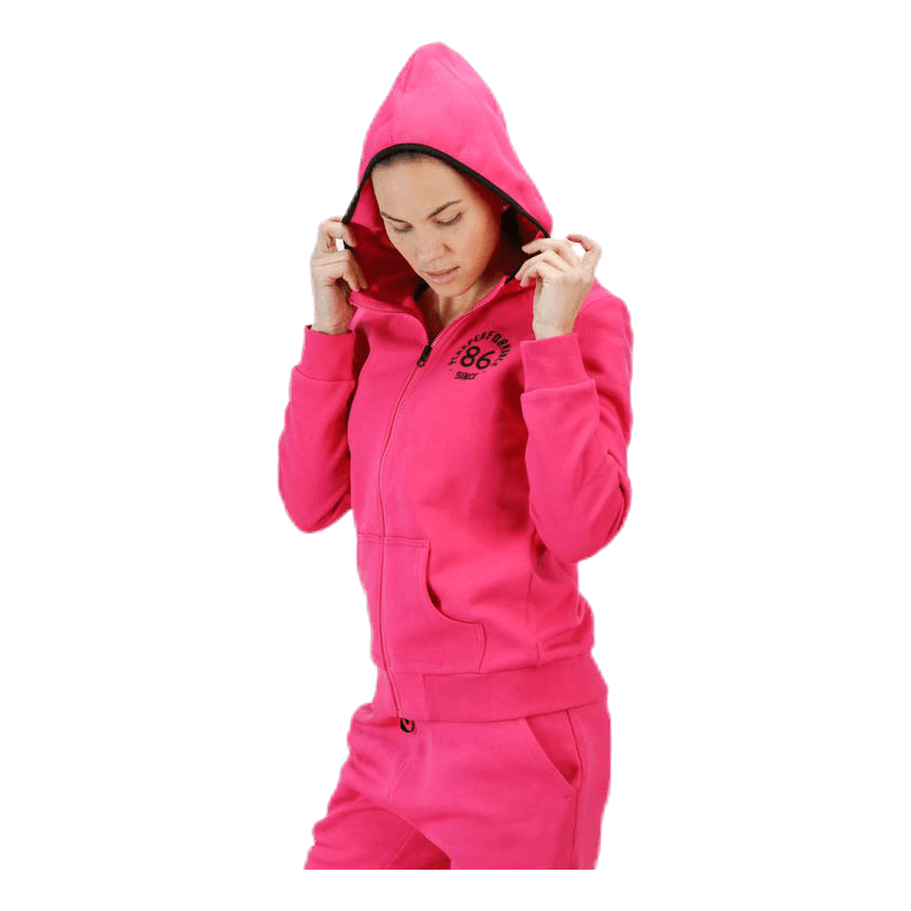 Comfy Zip Hood Pink