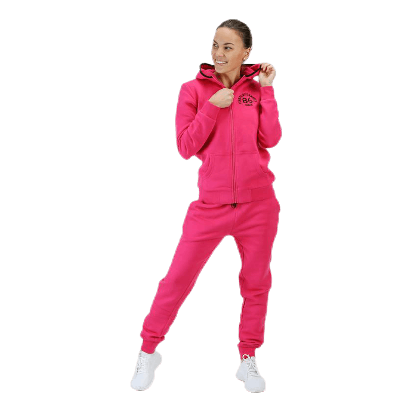 Comfy Zip Hood Pink