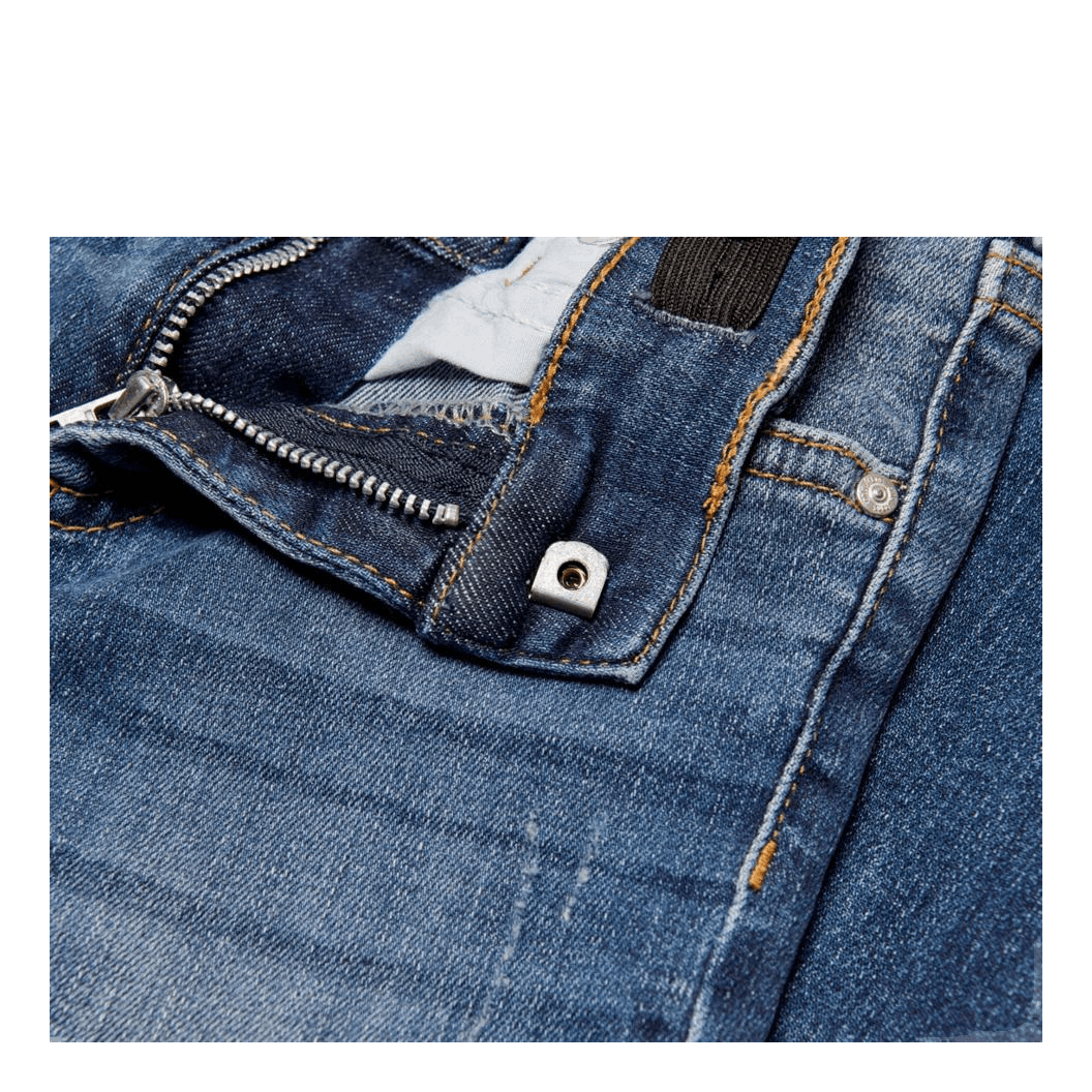 Blush Skinny Raw Jeans Blue
